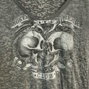 Broken Hearts Club Sheer L/S Shirt